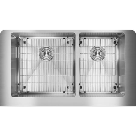 Elkay 20.25 in W x 35.875 in L x 9 in H, Stainless Steel ECTRUF32179RC